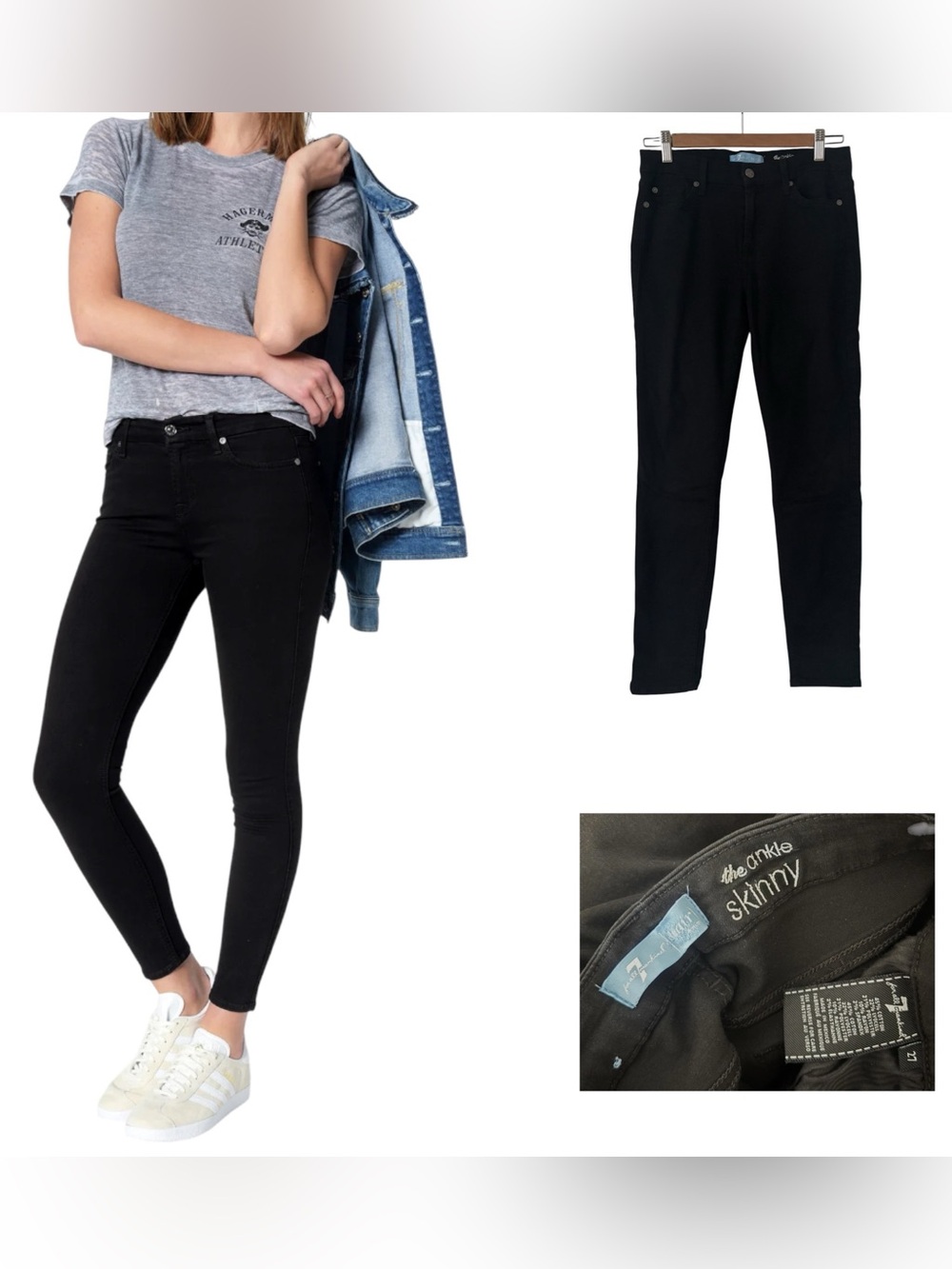 7 For All Mankind Ankle Skinny Jean